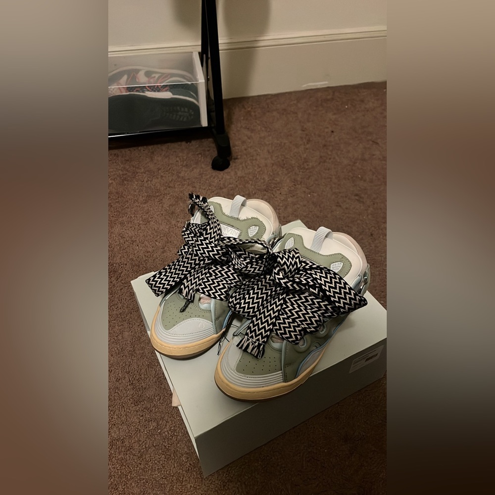 Lanvins curb sneakers